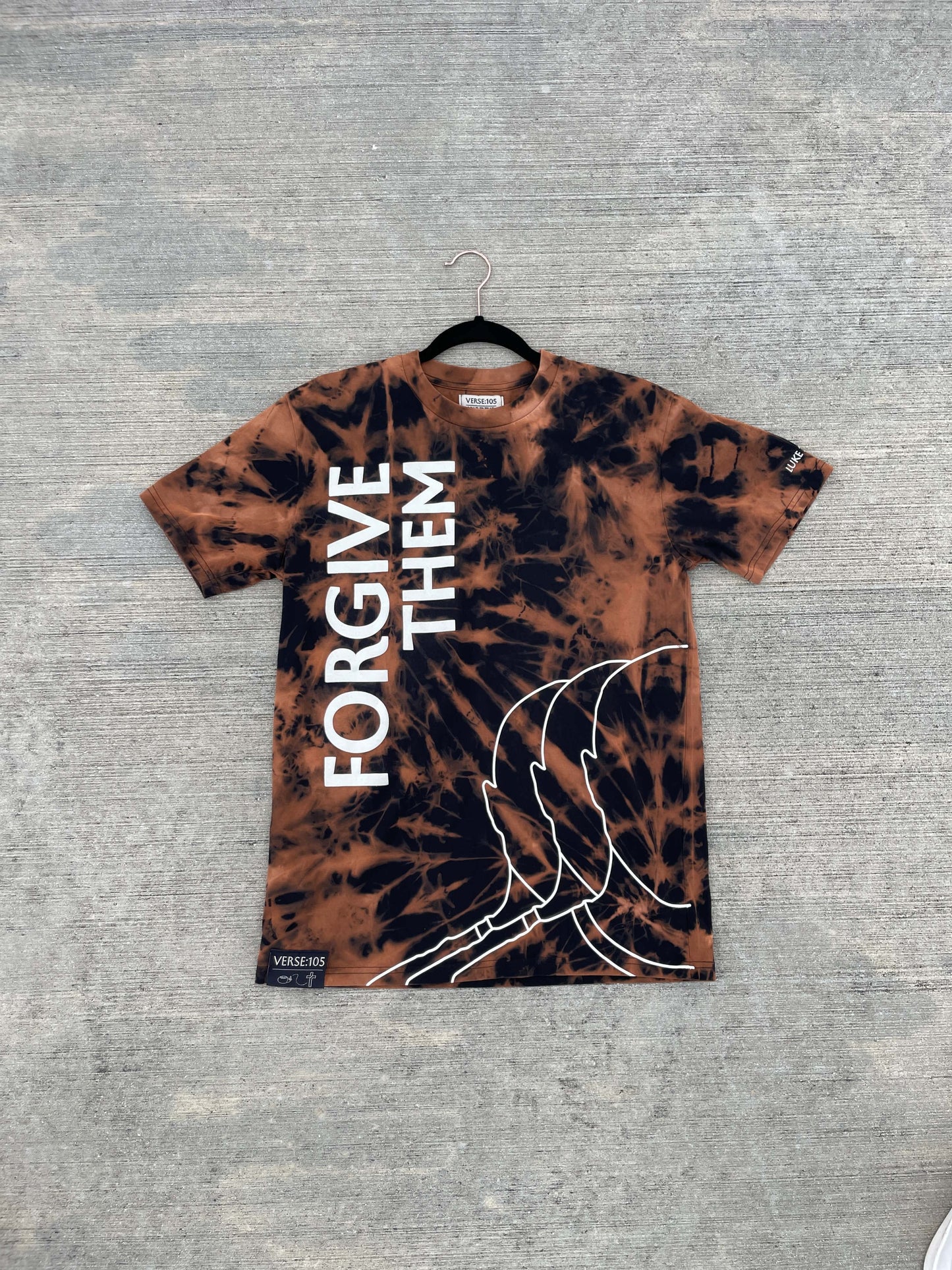 Bleached Forgive Them Tee - Medium 4