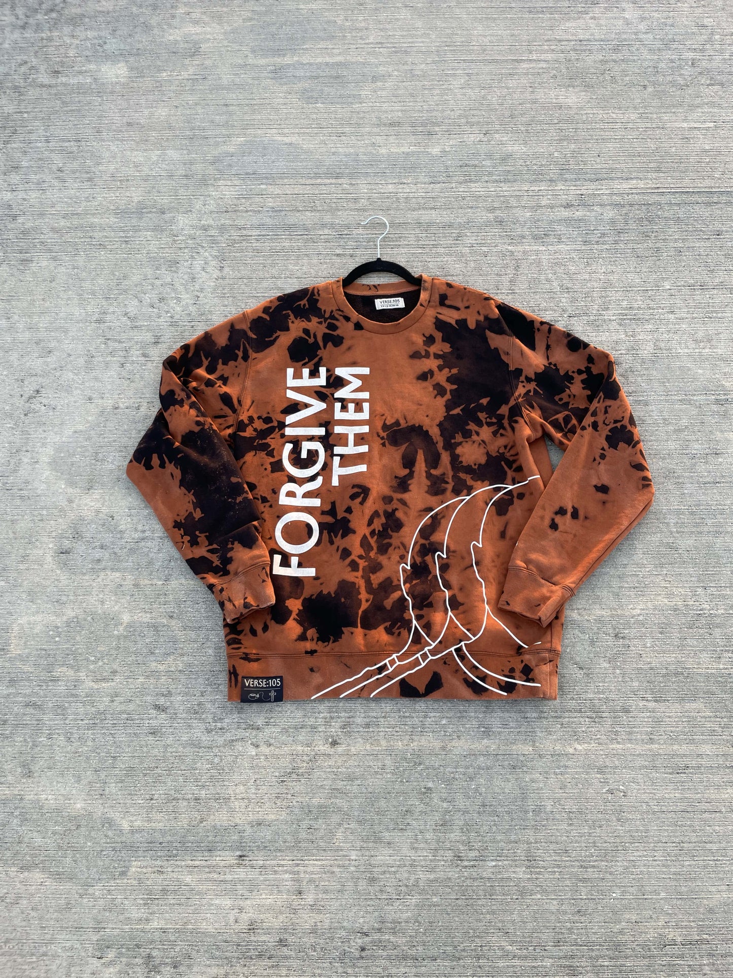 Bleached Forgive Them Crewneck - X-Large 2